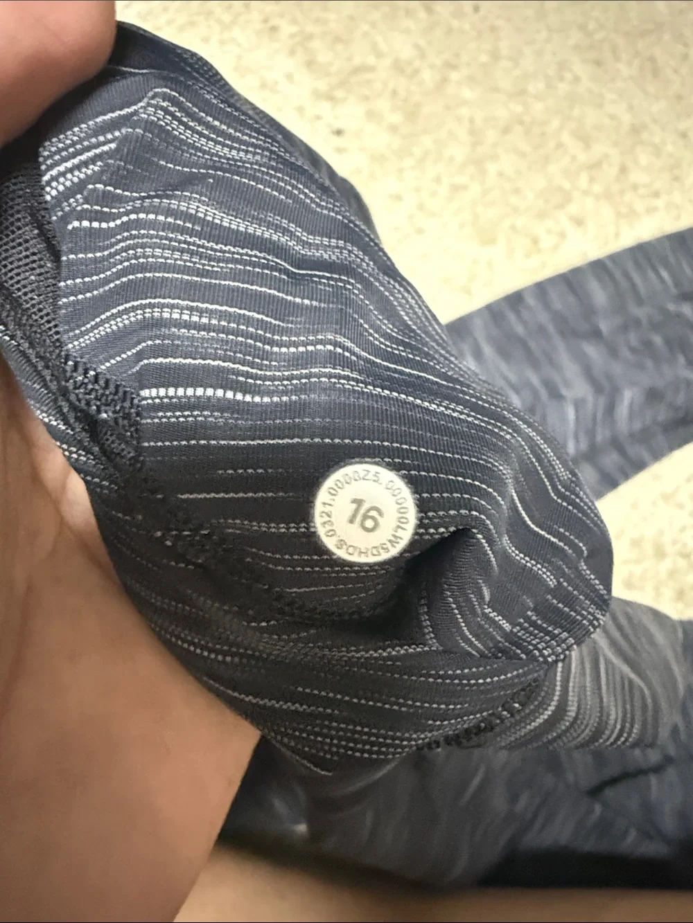 lululemon athletica Charcoal Space-Dye Women's Leggings
